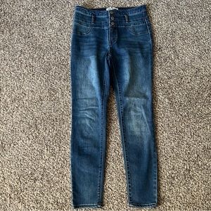 Refuge blue high waist skinny jeans